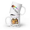 Calicrazy White glossy mug Brooke's Imagination - Image 13